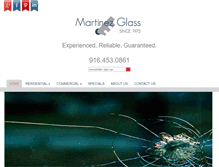 Tablet Screenshot of martinezglass.com